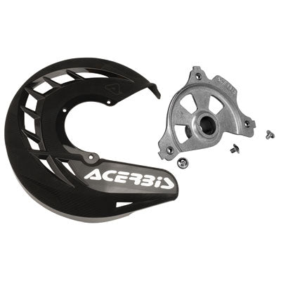 Acerbis X-Brake Front Disc Cover With Mounting Kit - Black