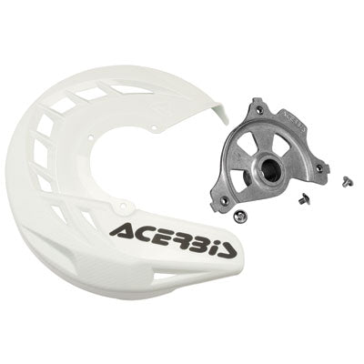 Acerbis X-Brake Front Disc Cover With Mounting Kit - White