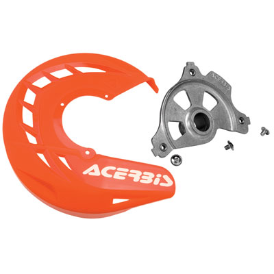 Acerbis X-Brake Front Disc Cover With Mounting Kit - Orange