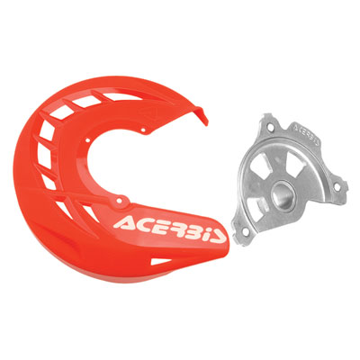 Acerbis X-Brake Front Disc Cover With Mounting Kit - Red