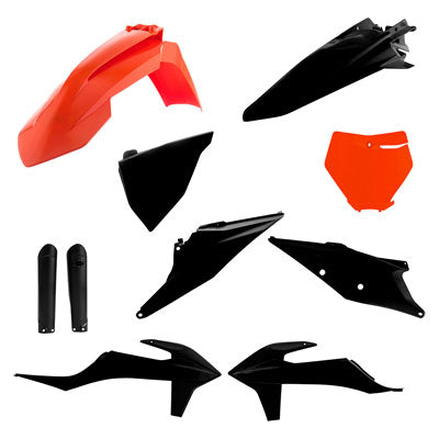 Acerbis Full Plastic Kit - 16 KTM Orange/Black