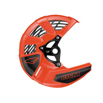 Cycra Tri-Flow Front Disc Cover With Mounting Kit - Red