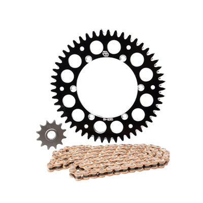 Primary Drive Alloy Kit & Gold Plated MX Race Chain - KTM