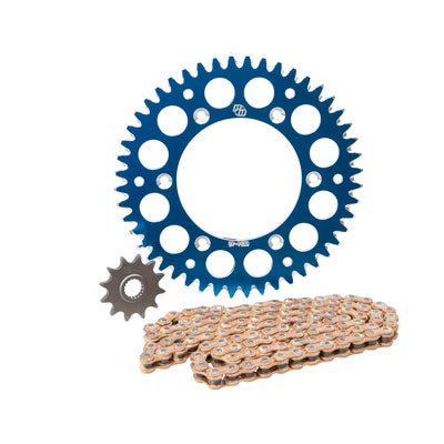 Primary Drive Alloy Kit & Gold Plated MX Race Chain - KTM