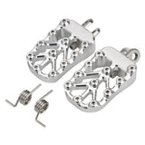 kentech-mx-parts-accessories - FOOT PEGS SUZUKI CNC BILLET 57mm WIDE DR-Z 400 2000-2019 - KENTECH MX PARTS & ACCESSORIES - Foot Pegs