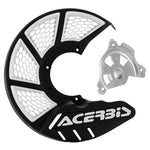 Acerbis X-Brake Vented Front Disc Cover With Mounting Kit - Black/White