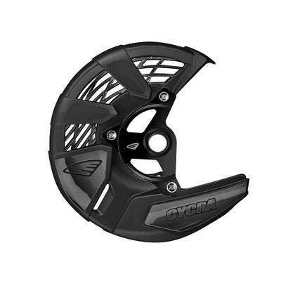 Cycra Tri-Flow Front Disc Cover With Mounting Kit - Black