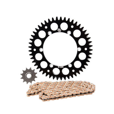 Primary Drive Alloy Kit & Gold Plated MX Race Chain