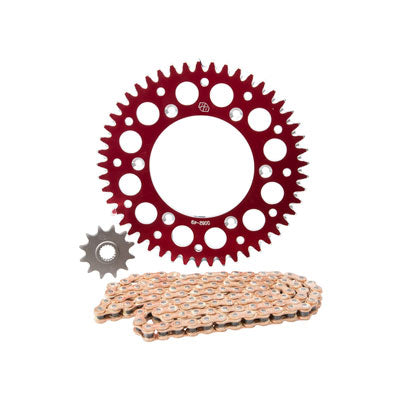 Primary Drive Alloy Kit & Gold Plated MX Race Chain