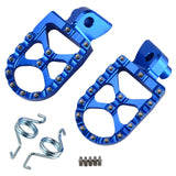 kentech-mx-parts-accessories - FOOT PEGS YAMAHA GEAR SHIFTER CNC BILLET 57mm WIDE YZF/X 250/450 WR450F - KENTECH MX PARTS & ACCESSORIES - Foot Peg Bundle