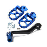 kentech-mx-parts-accessories - FOOT PEGS YAMAHA GEAR SHIFTER CNC BILLET 57mm WIDE YZF/X 250/450 WR450F - KENTECH MX PARTS & ACCESSORIES - Foot Peg Bundle