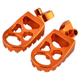 kentech-mx-parts-accessories - FOOT PEGS KTM HUSQVARNA CNC BILLET 57mm WIDE SX/EXC/F 98-16 - KENTECH MX PARTS & ACCESSORIES - Foot Pegs