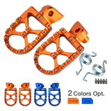 kentech-mx-parts-accessories - FOOT PEGS KTM HUSQVARNA CNC BILLET 57mm WIDE SX/EXC/F 98-16 - KENTECH MX PARTS & ACCESSORIES - Foot Pegs