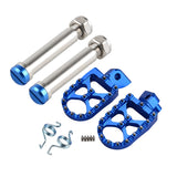 kentech-mx-parts-accessories - FOOT PEGS & PINS YAMAHA CNC BILLET 57mm WIDE YZ/F X/FX 1998-2019 - KENTECH MX PARTS & ACCESSORIES - Foot Pegs