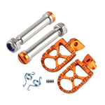 kentech-mx-parts-accessories - FOOT PEGS & PINS KTM CNC BILLET 57mm WIDE SX/F EXC/F XCF/W 98-18 - KENTECH MX PARTS & ACCESSORIES - Foot Pegs